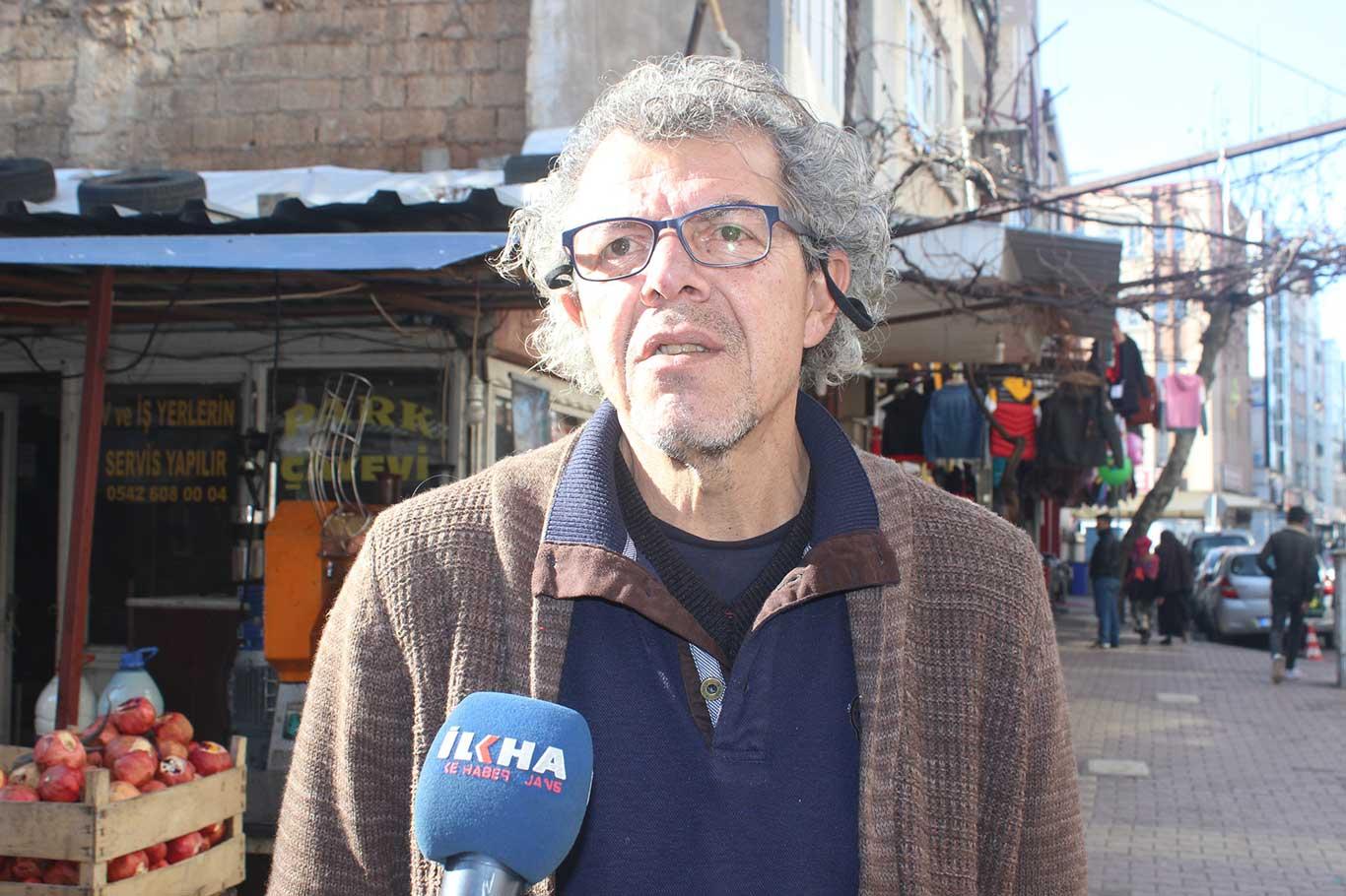 Mahalle esnafı Abdurrahman Arslan